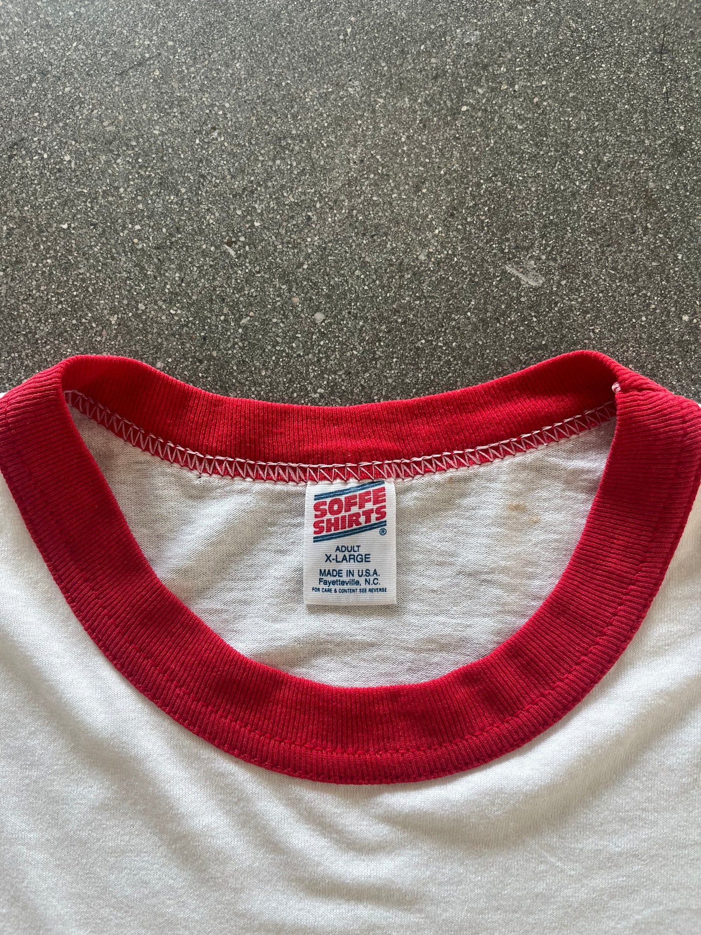 90’S “SKANKIN’ PICKLE” RINGER TEE - L/XL