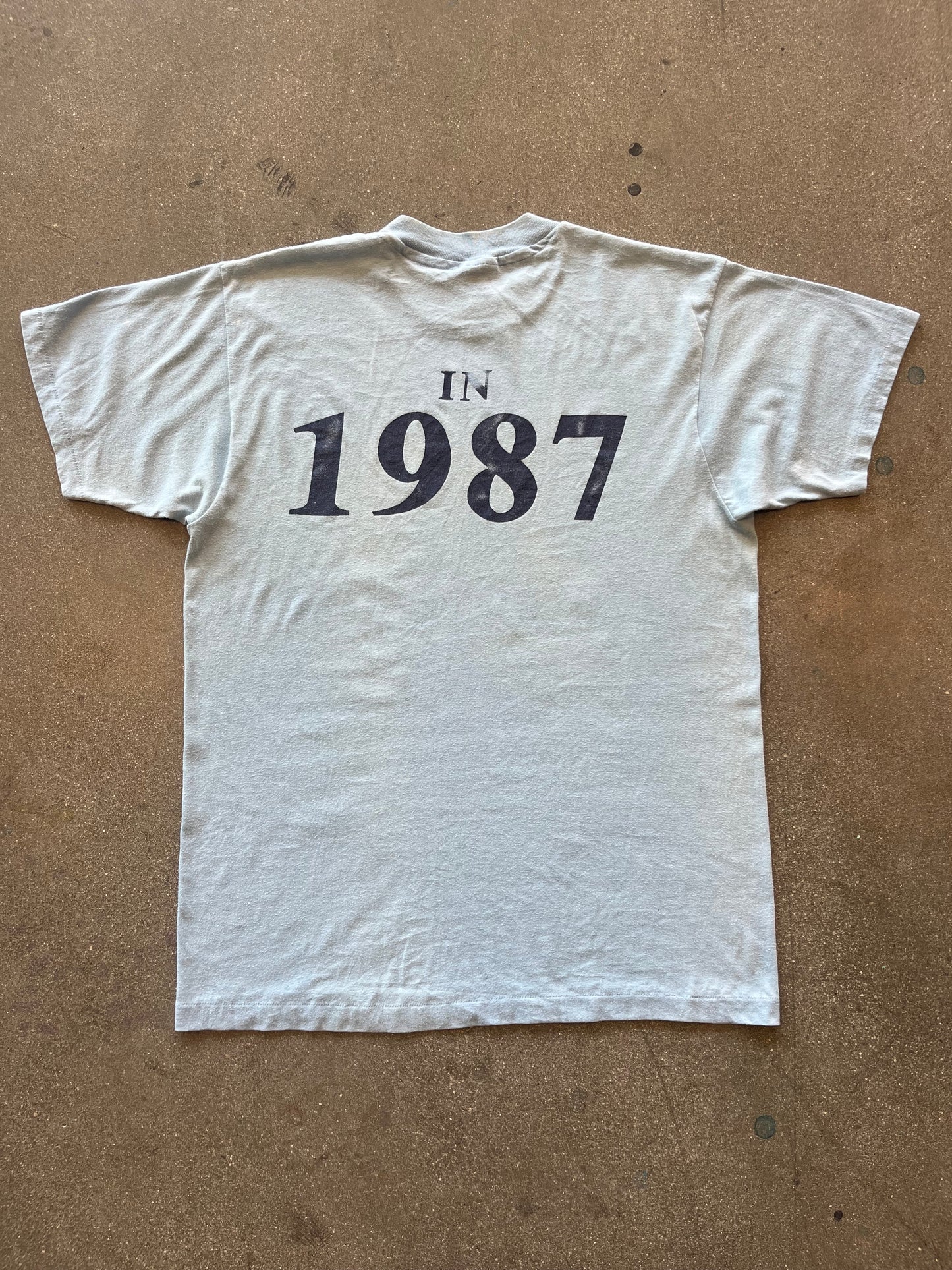 80’S FADED BLUE “SSR #1” TEE - M/L