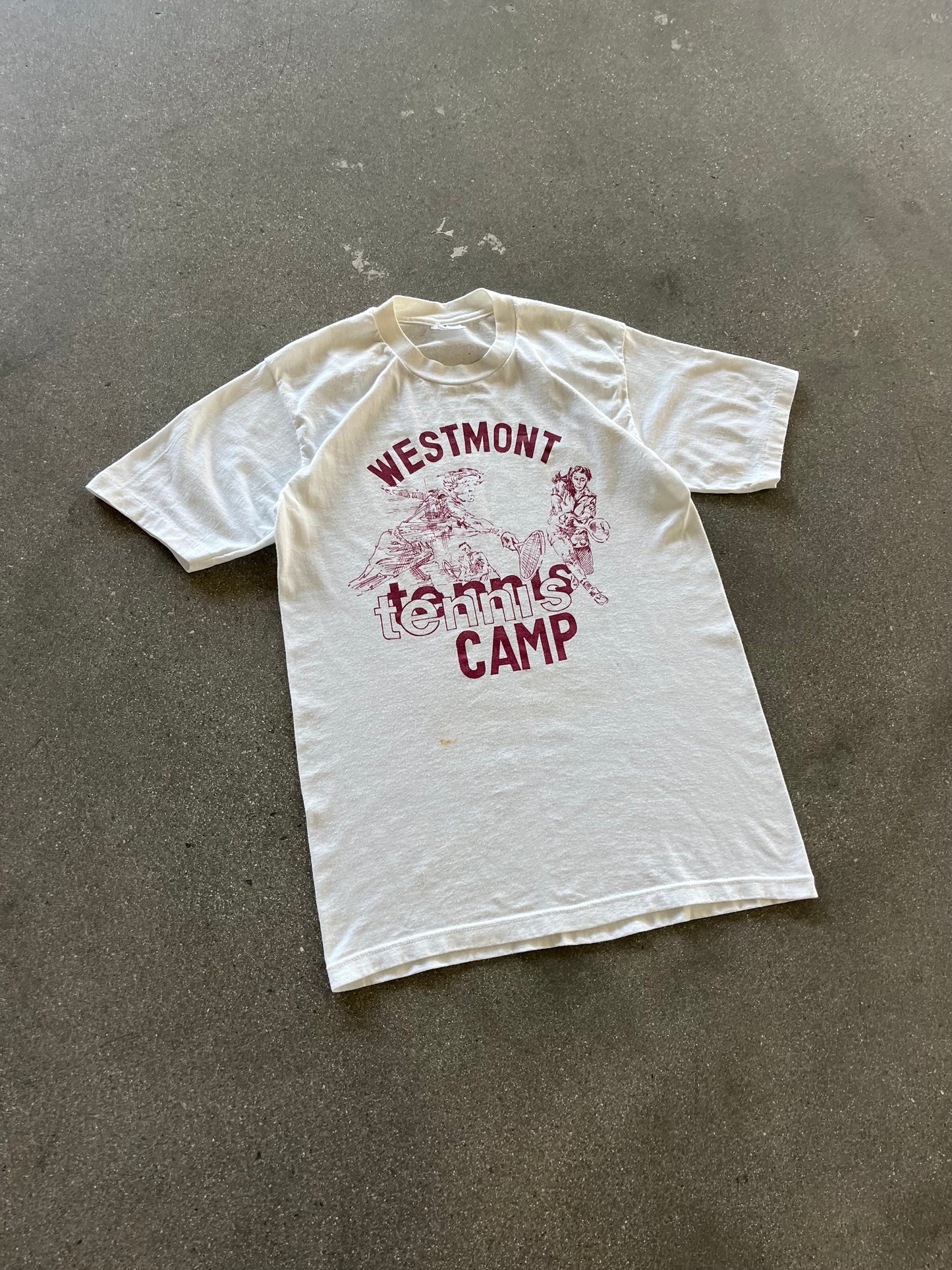 80’S “WESTMONT TENNIS CAMP” TEE - S/M