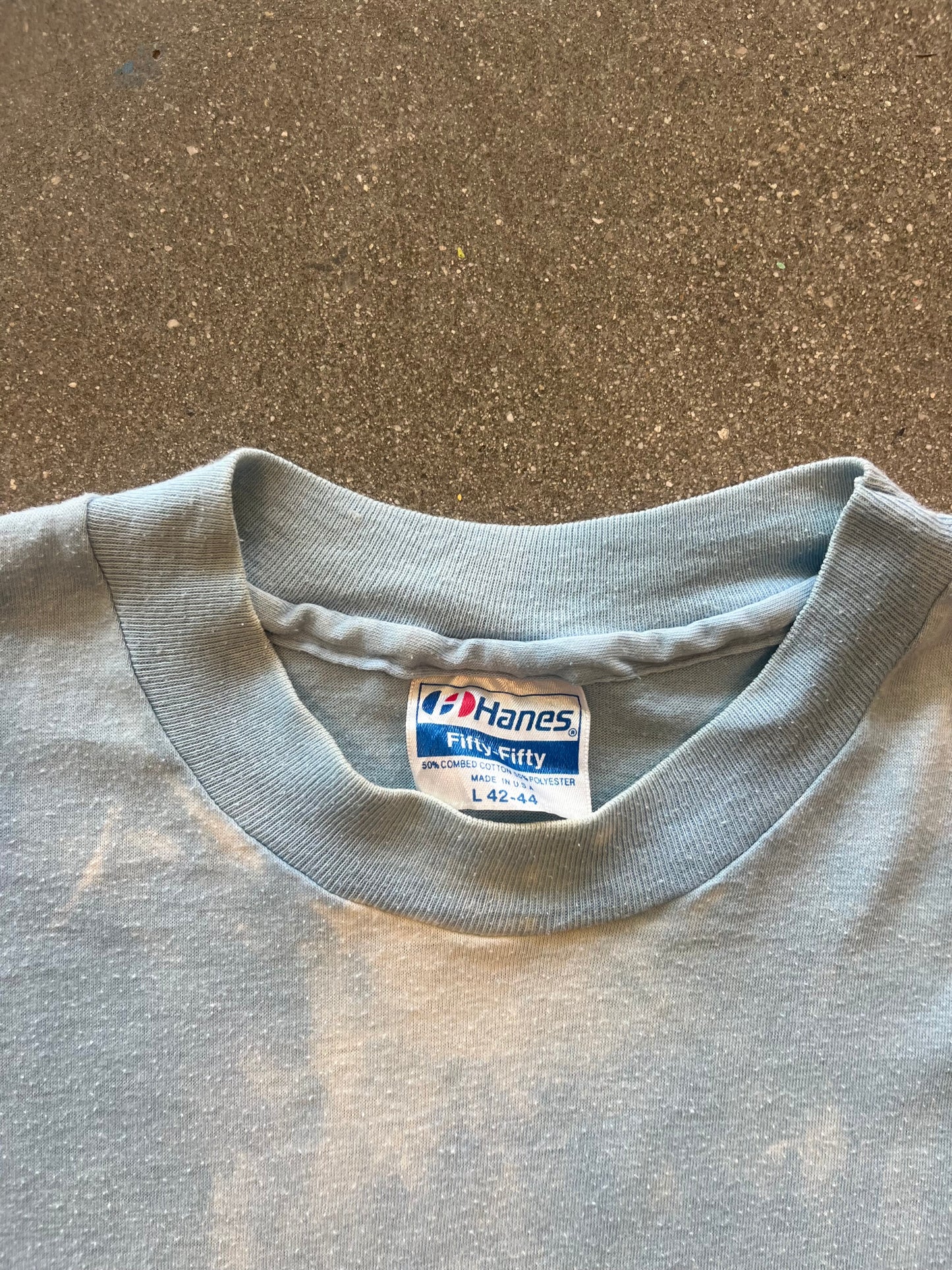 80’S FADED BLUE “SSR #1” TEE - M/L